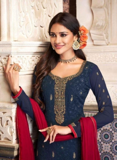 LAVINA VOL 82 GEORGETTE SUITS  (1)