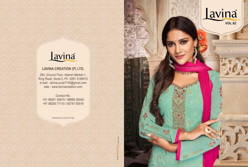 LAVINA VOL 82 GEORGETTE SUITS  (2)