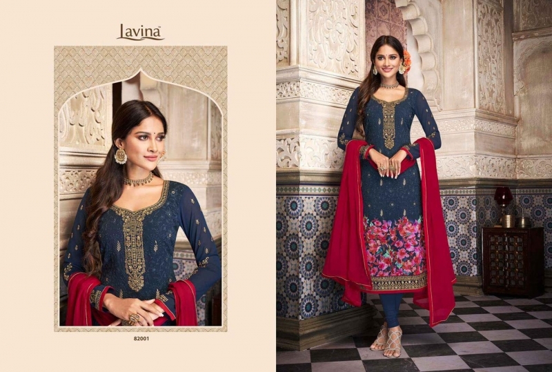 LAVINA VOL 82 GEORGETTE SUITS  (3)