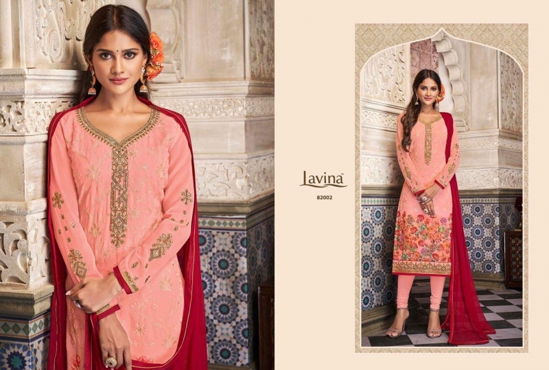 LAVINA VOL 82 GEORGETTE SUITS  (5)