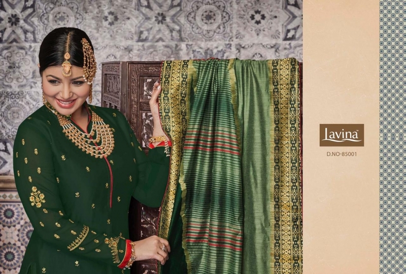 LAVINA VOL 85 GEORGETTE FABRIC WITH EMBROIDERY WORK SALWAR SUIT WHOLESALE DEALER BEST RATE BY GOSIYA EXPORTS SURAT (1)