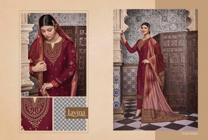 LAVINA VOL 85 GEORGETTE FABRIC WITH EMBROIDERY WORK SALWAR SUIT WHOLESALE DEALER BEST RATE BY GOSIYA EXPORTS SURAT (12)