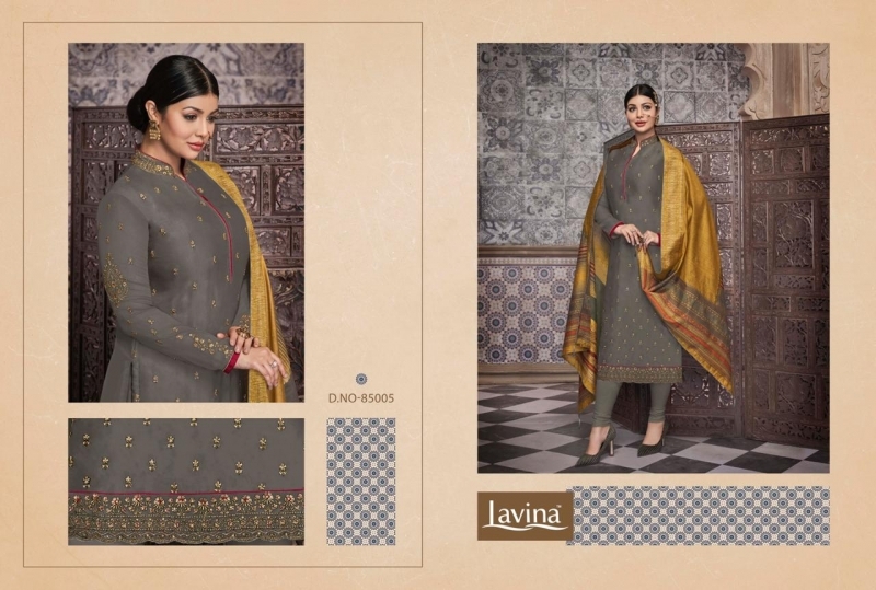 LAVINA VOL 85 GEORGETTE FABRIC WITH EMBROIDERY WORK SALWAR SUIT WHOLESALE DEALER BEST RATE BY GOSIYA EXPORTS SURAT (2)