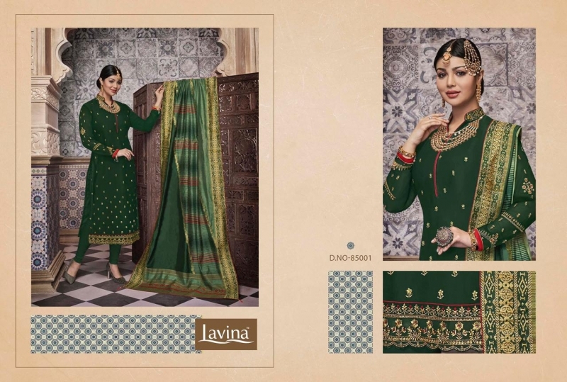 LAVINA VOL 85 GEORGETTE FABRIC WITH EMBROIDERY WORK SALWAR SUIT WHOLESALE DEALER BEST RATE BY GOSIYA EXPORTS SURAT (7)