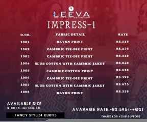 LEEVA IMPRESS VOL 1 CATALOGUE PARTY WEAR KURTIES WHOLESALE DEALER BEST RATE BY GOSIYA EXPORTS SURAT (10)