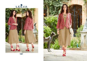 LEEVA IMPRESS VOL 1 CATALOGUE PARTY WEAR KURTIES WHOLESALE DEALER BEST RATE BY GOSIYA EXPORTS SURAT (8)