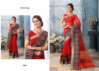 LIFESTYLE BY APPLIC COTTON VOL 5 CATALOGUE COTTON WEAVING SAREES WHOLESALE BEST RATE BY GOSIYA EXPORTS SURAT (3)