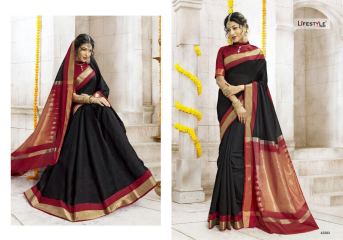 LIFESTYLE BY NRITYAM VOL 3 WEAVING SILK SAREES WHOLESALE BEST RATE BY LIFESTYLE (3)