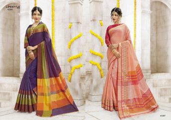LIFESTYLE BY NRITYAM VOL 3 WEAVING SILK SAREES WHOLESALE BEST RATE BY LIFESTYLE (5)