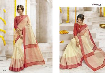 LIFESTYLE BY NRITYAM VOL 3 WEAVING SILK SAREES WHOLESALE BEST RATE BY LIFESTYLE (6)