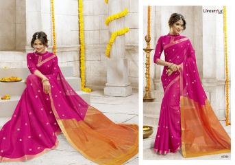 LIFESTYLE BY NRITYAM VOL 3 WEAVING SILK SAREES WHOLESALE BEST RATE BY LIFESTYLE (8)
