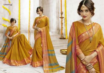 LIFESTYLE BY NRITYAM VOL 3 WEAVING SILK SAREES WHOLESALE BEST RATE BY LIFESTYLE (9)