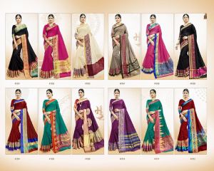 LIFESTYLE BY VATIKA CATALOGUE COTTON WEAVING SILK SAREES WHOLESALE BEST RATE BY GOSIYA EXPORTS SURAT (25)