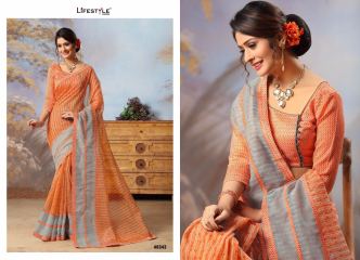 LIFESTYLE COTTON VALLEY 2 PURE COTTON SAREE LIFESTYLE CATALOG IN WHOLESALE BEST ARTE BY GOSIYA EXPORTS SURAT (6)