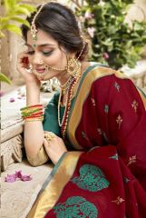 LIFESTYLE HANSIKA VOL 3 PARTY WEAR SILKS SAREES WHOLESALE SUPPLIER BEST RATE BY GOSIYA EXPORTS SURAT