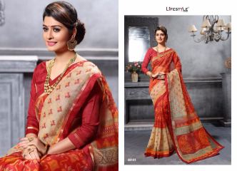 LIFESTYLE KATHA COTTON VOL 10 COTTON PRINT SAREE BUY ONLINE IN WHOLESALE BEST RATE BY GOSIYA EXPORTS (6)