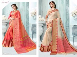 LIFESTYLE MAITHILI CATALOG SILKS WEAVING OCCASIONALLY PARTY WEAR SAREES WHOLESALE BEST RATE BY GOSIYA EXPORTS SURAT (2)