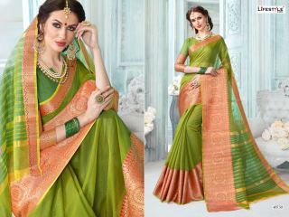 LIFESTYLE MAITHILI CATALOG SILKS WEAVING OCCASIONALLY PARTY WEAR SAREES WHOLESALE BEST RATE BY GOSIYA EXPORTS SURAT (7)