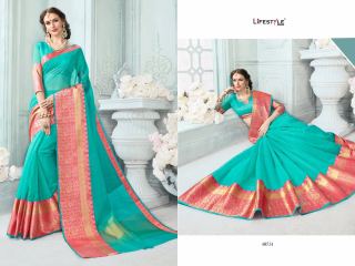 LIFESTYLE MAITHILI CATALOG SILKS WEAVING OCCASIONALLY PARTY WEAR SAREES WHOLESALE BEST RATE BY GOSIYA EXPORTS SURAT (8)