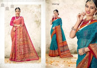 LIFESTYLE MIRROR COTTON VOL 2 COTTON PRINT WORK SAREE WHOLESALE BEST RATE BY GOSIYA EXPORTS (5)