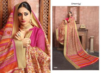 LIFESTYLE MULBERRY SILK VOL 3 COTTON PRINTS SAREES WHOLESALE BEST RATE BY GOSIYA EXPORTS SURAT (1)