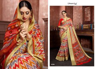 LIFESTYLE MULBERRY SILK VOL 3 COTTON PRINTS SAREES WHOLESALE BEST RATE BY GOSIYA EXPORTS SURAT (4)