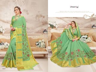 LIFESTYLE PANGHAT CATALOGUE SILKS WEAVING PARTY WEAR WORK SAREES BEST RATE BY GOSIYA EXPORTS SURAT SUPPLIER (8)