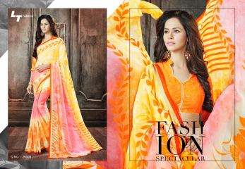 Lt blush chiffon Sarees collection Wholesale BEST RATE BY GOSIYA EXPORTS (4)