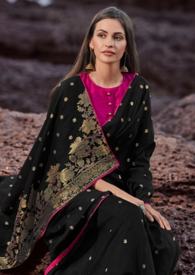 LT FABRICS PARI EXCLUSIVE SOFT COTTON SAREES PARTY WEAR COLLECTION WHOLESALE DEALER BEST RATE BY GOSIYA EXPORTS SUART (9)