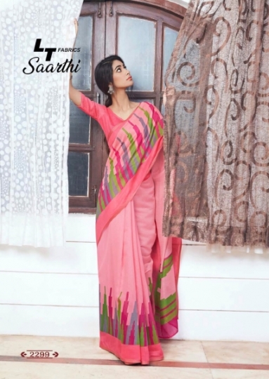 LT FABRICS SAARTHI LINEN COTTON SAREE  (7)