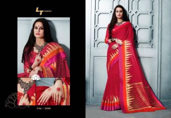 LT FABRICS WEAVES 2 CATALOGUE DESIGNER PARTY WEAR SILK SAREES COLLECTION WHOLESALE BEST RATE BY GOSIYA EXPORTS SURAT (10)