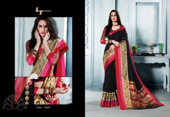 LT FABRICS WEAVES 2 CATALOGUE DESIGNER PARTY WEAR SILK SAREES COLLECTION WHOLESALE BEST RATE BY GOSIYA EXPORTS SURAT (2)