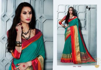 LT FABRICS WEAVES 2 CATALOGUE DESIGNER PARTY WEAR SILK SAREES COLLECTION WHOLESALE BEST RATE BY GOSIYA EXPORTS SURAT (7)