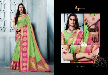 LT FABRICS WEAVES 2 CATALOGUE DESIGNER PARTY WEAR SILK SAREES COLLECTION WHOLESALE BEST RATE BY GOSIYA EXPORTS SURAT (8)