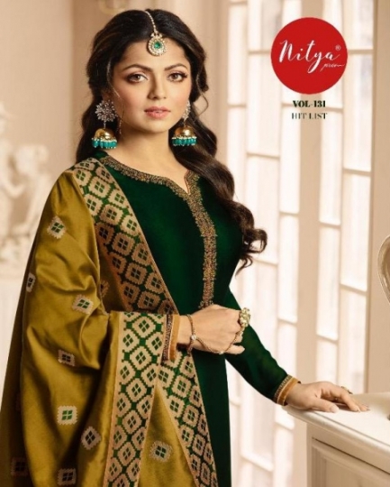 LT NITA VOL 131 GEORGETTE FABRIC WITH EMBROIDERY  (1)
