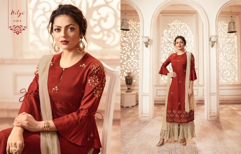 LT NITYA VIVANA READYMADE DESIGNER INDIAN SALWAR SUIT WHOLESALE DEALER BEST RATE BY GOSIYA EXPORTS SURAT (2)