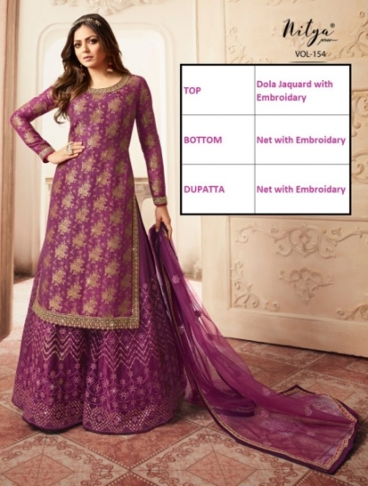 LT NITYA VOL.154 EMBROIDERED WEDDING WEAR  (10)