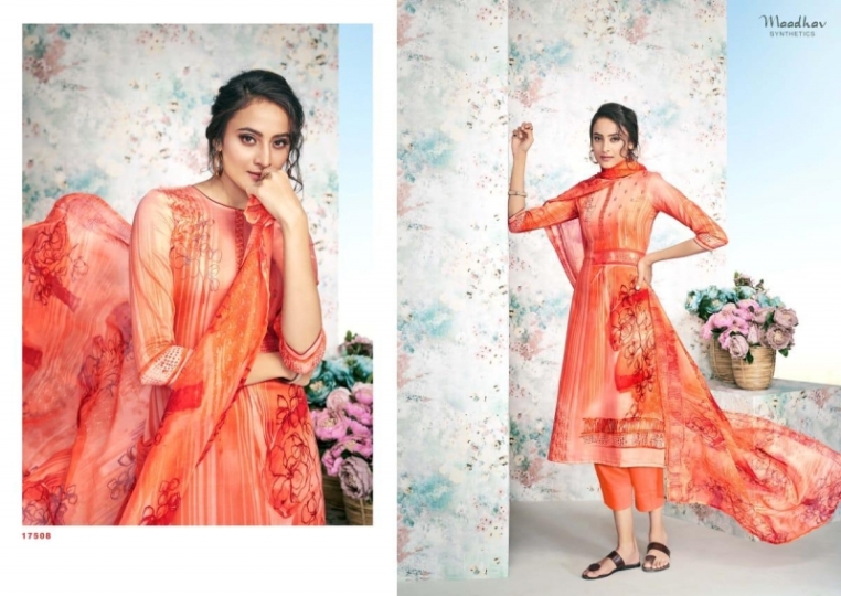 MAADHAV ELITE SARGAM PRINTS 17501-17508 SERIES  (11)