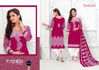 MADHAV COTTON PANKHUDI VOL 4 CATALOG COTTON DRESS MATERIAL WHOLESALE DEALER BEST RATE BY GOSIYA EXPORTS (8)