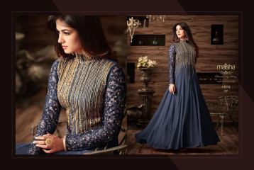 MAISHA MASKEEN D NO 4806 GEORGETTE EMBROIDERED PARTY WEAR SALWAR SUITS COLORS (3)