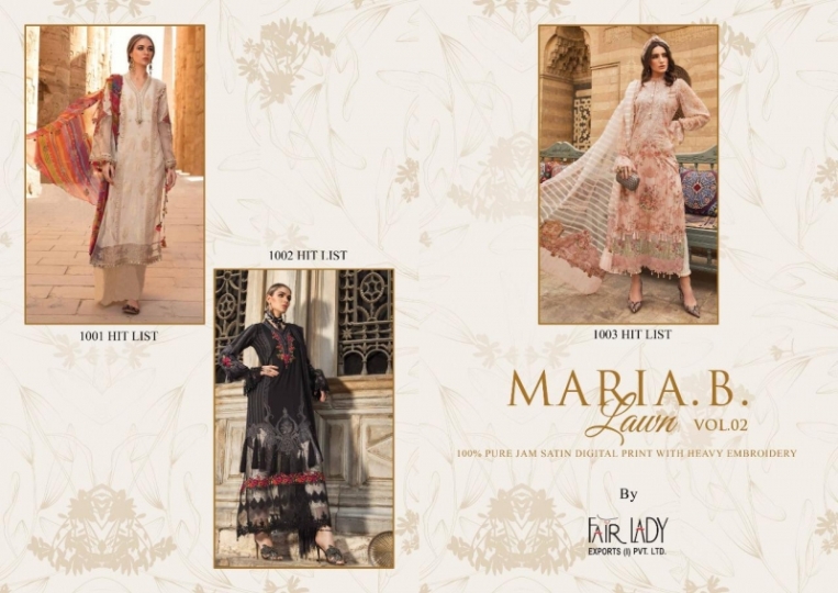 MARIA B LAWN VOL-2 BY FAIR LADY EXCLUSIVE  (3)