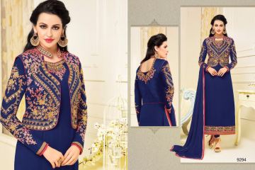 MEERA ZISA 44 GEORGETTE JACKET EMBROIDERED COLLECTION WHOLESALE BEST RATE BY GOSIYA EXPORTS SELLER SURAT (4)