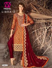 MEGHALI LIBRA 3 COTTON DESIGNER SALWAR KAMEEZ CATALOG WHOLESALE BEST RATE (13)