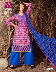 MEGHALI LIBRA 3 COTTON DESIGNER SALWAR KAMEEZ CATALOG WHOLESALE BEST RATE (15)