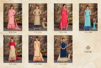 MEHAK 25001-25007 SERIES FANCY EMBROIDERED PARTY WEAR SALWAR SUITS (9)