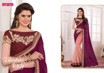 MINTORSI SHIMMER FANCY DESIGNER EXCLUSIVE SAREE CATALOG AT BEST RATE BY GOSIYA EXPORTS SURAT (9)