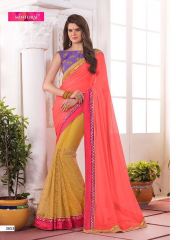 MINTORSI SHIMMER FANCY DESIGNER EXCLUSIVE SAREE CATALOG AT BEST RATE BY GOSIYA EXPORTS SURAT