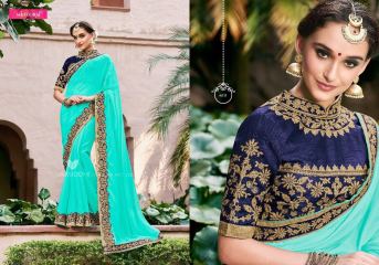 MINTORSI SUVARNA CATALOGUE DESIGNER & PARTY WEAR SAREES COLLECTION WHOLESALE DEALER BEST RATE BY GOSIYA EXPOTS SURAT (11)