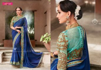 MINTORSI SUVARNA CATALOGUE DESIGNER & PARTY WEAR SAREES COLLECTION WHOLESALE DEALER BEST RATE BY GOSIYA EXPOTS SURAT (3)
