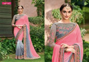 MINTORSI SUVARNA CATALOGUE DESIGNER & PARTY WEAR SAREES COLLECTION WHOLESALE DEALER BEST RATE BY GOSIYA EXPOTS SURAT (8)